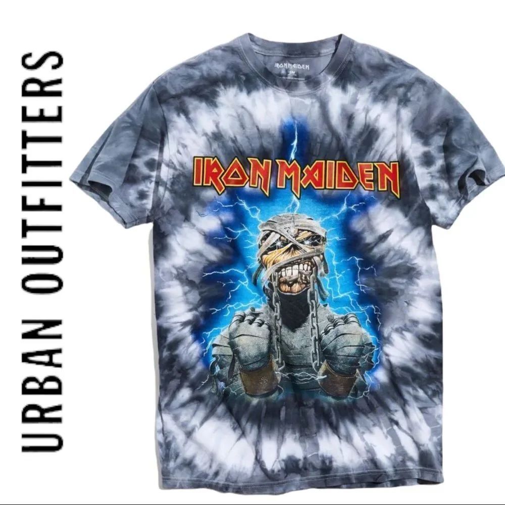 NEW Iron Maiden Urban Outfitters Power Tie-Dye Shirt T-Shirt Tee S M L